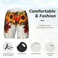 thumbnail image 5 of Gaeub Thanksgiving With Autumn Mens Swim Trunks Stretch Beach Shorts Quick Dry for Men Swim Shorts Swimwear with Pockets- Large, 5 of 9