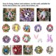 thumbnail image 4 of Cateissary Guirnalda de trasero de conejito ladrón de Pascua con guirnalda de Cruz de Pascua decoración del hogar de boda de primavera adornos de Kits de decoración para fiestas cuatro Cateissary HA003715-04, 4 of 6