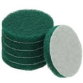 thumbnail image 1 of Almohadillas de fregado Uxcell - Discos de fregado - Adecuados para la limpieza de cocina en casa, accesorio de taladro de fregado, reemplazo verde de 5 pulgadas, 180 grano, 1 of 7