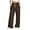 Brown, variant on High Waisted Wide Leg Pants for Women 2024 Baggy Sweatpants Comfy Lounge Pants Drawstring Flare Track Pants