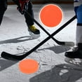 thumbnail image 3 of TEHAUX 3pcs Hardness Street Hockey For Training Games Lightweight Design For Play Orange, 3 of 5