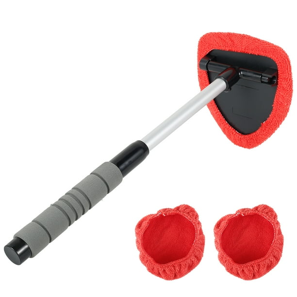 Summerkimy Windshield Cleaner Microfiber Car Window Cleaning Tool with