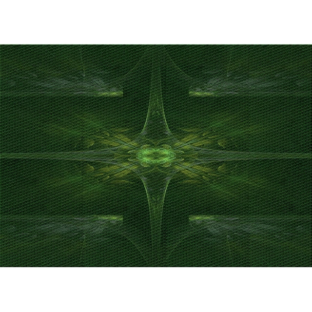 Ahgly Tapis Rectangulaire Lavable en Machine Intérieur Transitionnel Vert Émeraude Profond, 2 Pieds x 3 Pieds