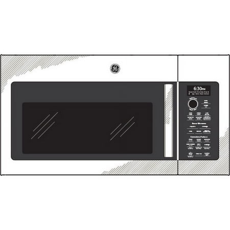 GE Profile - 1.7 Cu. Ft. Convection Over-the-Range Microwave with Sensor Cooking - Black slate