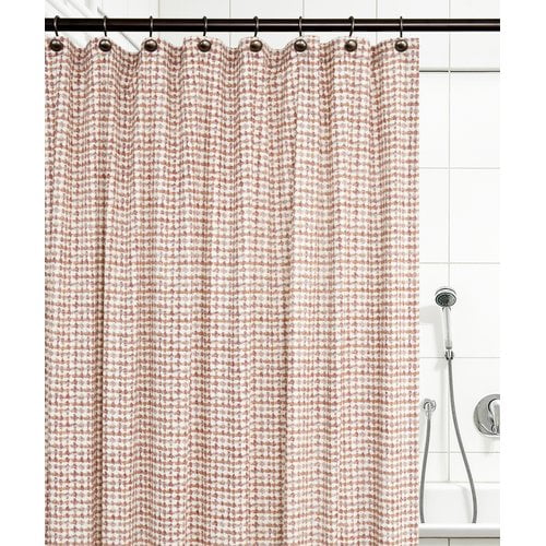 Ellis Curtain Breckan Ikat Check 100pct Cotton Shower Curtain