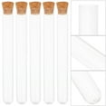 thumbnail image 6 of Masteelf  30 Pcs Cork Test Tube Stopper Tapered Plugs Clear Tubes with, 6 of 8