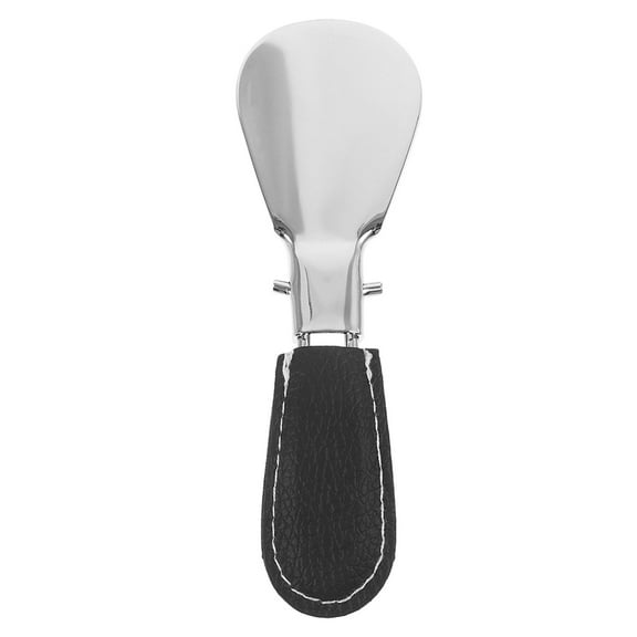 Stainless Steel Portable Shoe Horn for Seniors with Sock Removal Function