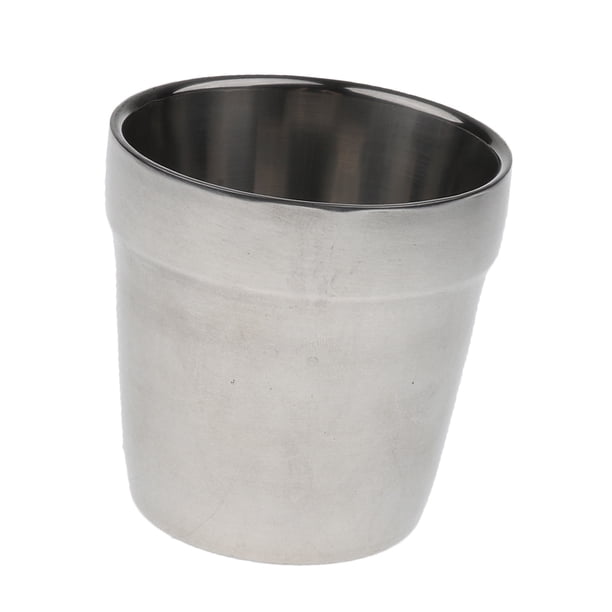 Vaso De Acero Inoxidable, Tazas Y Tazas Para Acampar, Vasos De Metal Irrompibles Y Apilables: Ideales Para Senderismo, Viajes Y Deportes Al Aire Libre Soledad Taza de café del acero inoxidable
