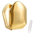 thumbnail image 1 of Hip Hop Single Teeth Caps Gold Bbq Grills Dental Crown Metal Vampire Fangs, 1 of 6