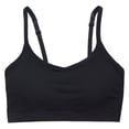 thumbnail image 1 of PEASKJP Bras for Women No Underwire No Underwire Comfort V Neck Bralettes with Support, Black M, 1 of 4