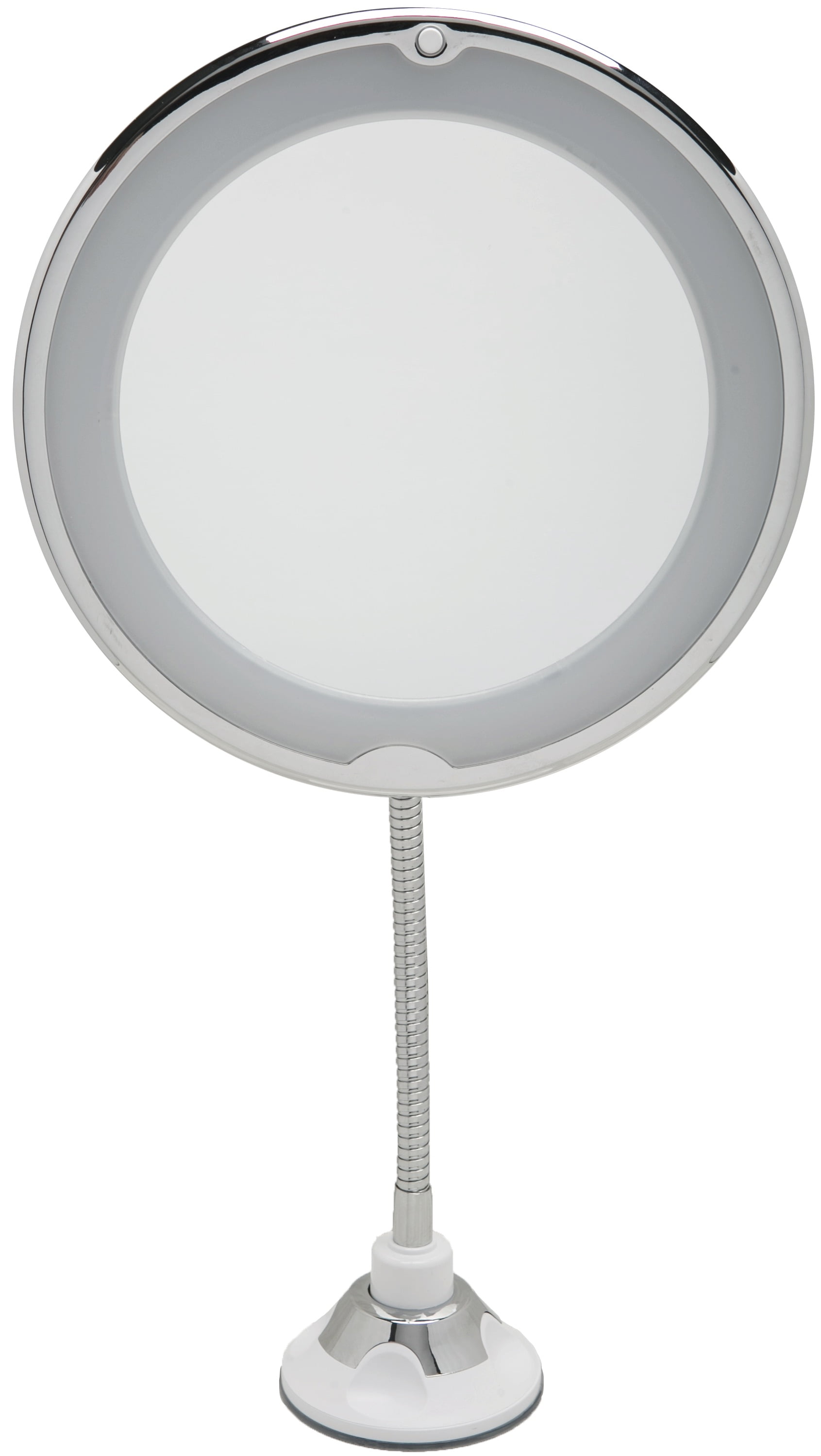 ONYX Professional Super Flex LED Makeup Mirror with Suction Cup, White