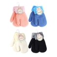 thumbnail image 2 of BadPiggies 4 Pairs Kids Toddler Winter Mittens Gloves, Baby Boys Girls Cute Warm Fleece Lined Knit Thick Thermal Infant Gloves, 2 of 7