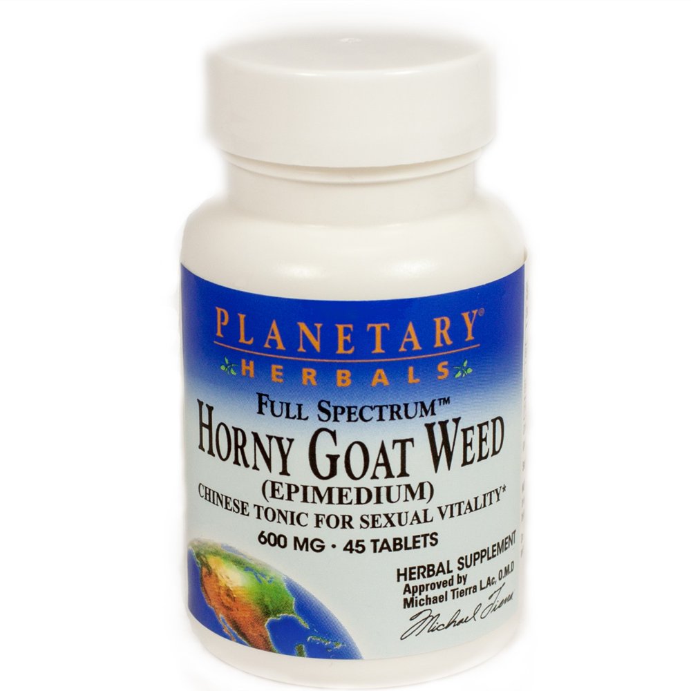 Herbals Full Spectrum Horny Goat Weed Tablets, 45 Ct