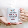 thumbnail image 3 of Coffee Mugs First Father's Day Daddy Love Letter From Baby Bump Funny Gifts for New Dad, Promoted Father Coffee Lovers 11oz 15oz White Mug Christmas Gift, 3 of 7