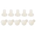 thumbnail image 1 of Unique Bargains Vis de Machine en Nylon, M5x8mm Attaches de Tête de Poêle Fendues, Blanc Lot de 50, 1 of 4