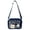 Deep Blue, variant on PU Leather Ita Bag with Clear PVC Crossbody Bags JK Japanese Style Cute Shoulder Handbag for Women Girls
