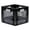 Black, variant on Juggernaut Storage 16 Quart Stackable Black Plastic Crate with Handles 2 Pack