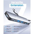 thumbnail image 2 of Hub USB C Hiearcool 7 en 1 con lector de tarjetas SD/TF 4K HDMI USB 3.0, 2 of 6