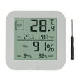thumbnail image 2 of Hygrometer Timer, Double Sided High Accuracy Temperature Humidity Meter with LCD Touch Screen Backlight, Digital Hygrometer Indoor, 2 of 7