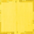 thumbnail image 1 of Ahgly Company Machine Washable Indoor Square Solid Yellow Modern Area Rugs, 4' Square, 1 of 4