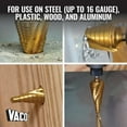 thumbnail image 5 of Klein Tools 7/8In To 1 3/8In Step Drill Bit Vaco, 5 of 8