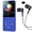 Blue, variant on MP3 Player with Bluetooth and 32GB TF Card,HiFi Music Player with Built-in Speaker,Earphones, Multifunctional MP3 Players with FM/Recording/E-Book/Video, Supports up to 128GB for Kids,Running,Walking