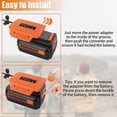 thumbnail image 4 of Power Wheels Adapter Battery Adapter for 40V Lithium Battery,for DIY Ride on Truck, Robotics,RC Toy, 4 of 5