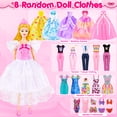 thumbnail image 4 of 160Pcs Doll Closet Playset for 11.5 Inch Dolls, Camping Tent, Princess Dresses, Swim Outfits, Adorable Dress Up Gift for Girls, 4 of 8