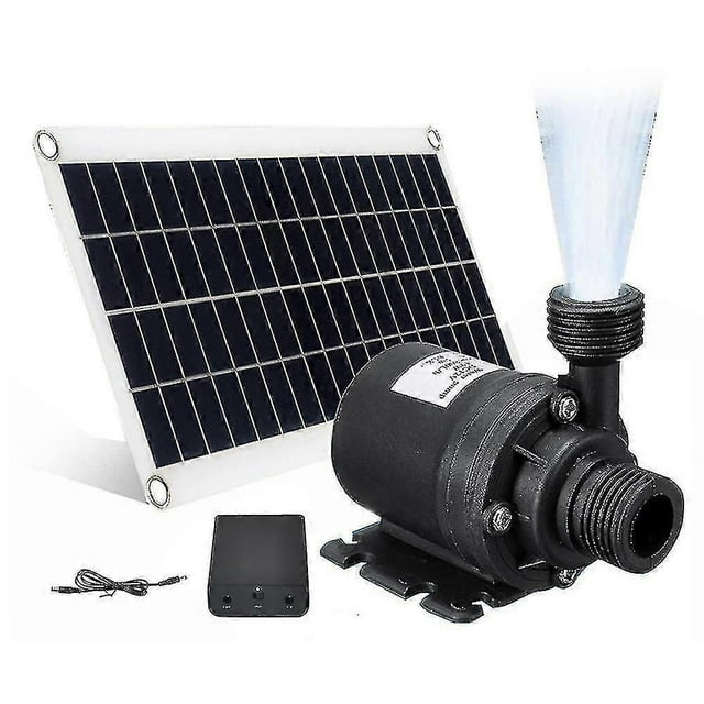 50w Solar Pump 800l/h 12v Low Solar Fountain Pump En Fountain-Ribn_Perfect Gift