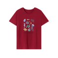 thumbnail image 1 of Camiseta para mujer con cuello redondo, camiseta básica informal para viajes, trabajo, camping S, 1 of 7