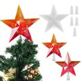 thumbnail image 2 of Sywqhk Moldes de resina para adorno de árbol de Navidad, molde reutilizable de estrella de cinco puntas para bricolaje (A) Sywqhk Para estrenar, 2 of 9