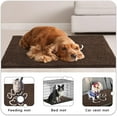 thumbnail image 2 of Dwelke Indoor Door Mat Entryway Rug Traps Dirt, Super Absorbent Doormats for Muddy Shoes Dog Paws, Non Slip Welcome Floor Mats for Home Front Back Door, Patio, Garage, Entrance 20''x30'',Brown, 2 of 6
