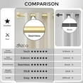 thumbnail image 3 of MEC 2 Pack Wrap Around Curtain Rods Gold, Blackout Heavy Duty Curtain Pole for Windows 48 to 84 Inch, 1" Decorative Room Darkening Curved Modern Drapery Rod (Gold/Unique Design/All Matel), 3 of 18