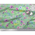 thumbnail image 3 of Soimoi Polyester Crepe Fabric Flower Watercolor Print Fabric by Yard 52 Inch Wide, 3 of 3