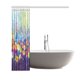 thumbnail image 2 of Cortina de Ducha de Flores Moradas acuarela ABPHQTO 160x180 cm, 2 of 3