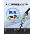 thumbnail image 2 of Test Light Automotive 3-90V Digital LED Circuit Tester with Voltage Display, Auto Bidirectional Voltage Tester, Electric Test Pen with Extended Spring Wire & Probe for Car RV Fuse Checker, 2 of 9