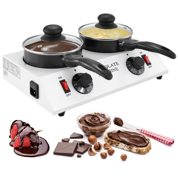 WICHEMI Chocolate Melting Pot Chocolate Warmer Chocolate Melter Chocolate Tempering Machine Pot for Home, Commercial Electric Melting for Chocolate,
