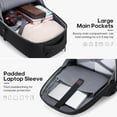 thumbnail image 6 of UKEIN Rolling Backpack for Adults 18inch Backpack with Wheels for Travel Water Resistant Roller Backpack with Lockable Zippers, 6 of 8