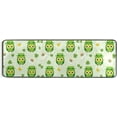 thumbnail image 5 of Dreamtimes St Cute Owls Shamrock Hallway Runner Rug 2'x6' Kitchen Rug with Rubber Backing St Patrick Day Non Slip Entryway Rug Runner Washable Soft Area Rug for Hallway Bedroom Kitchen Decor, 5 of 6