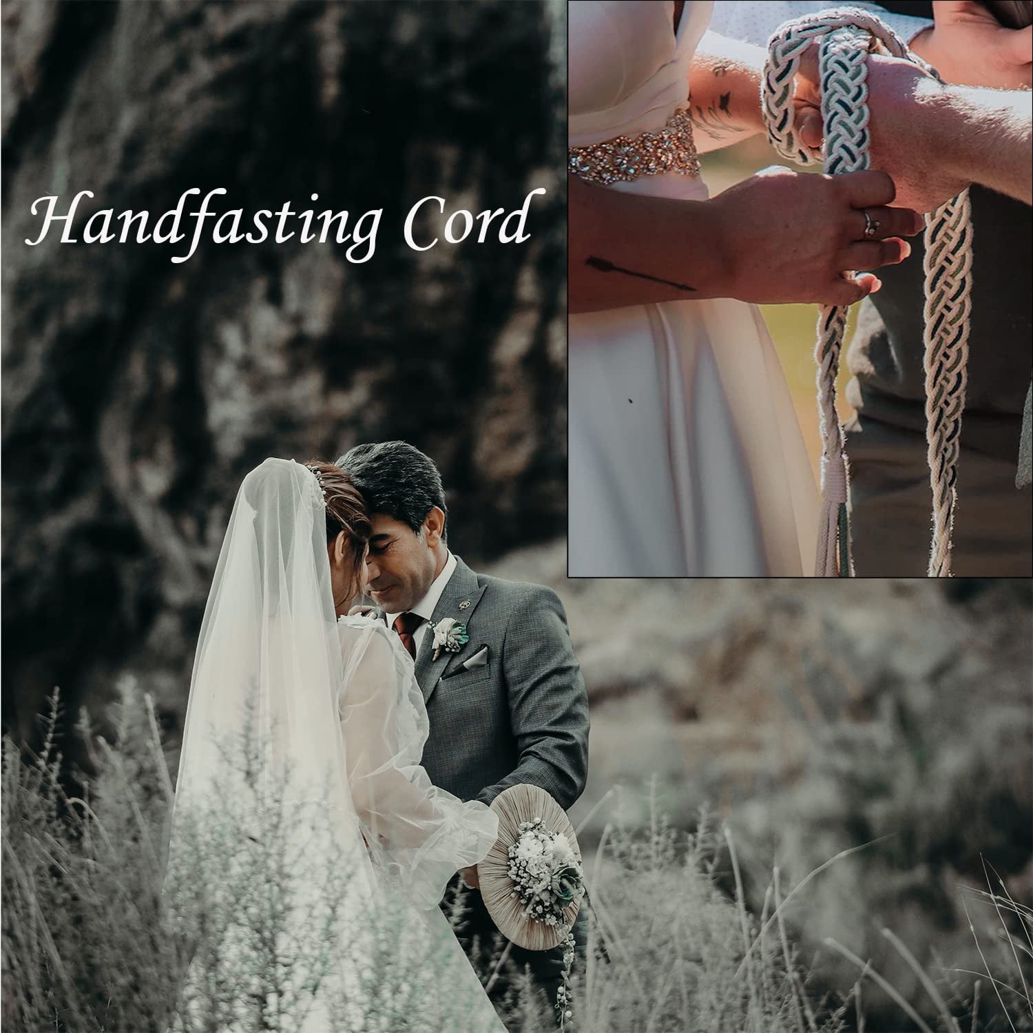 Wedding Lasso - Handfasting Cord for Wedding Celtic, Rustic