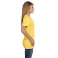 thumbnail image 4 of Hanes Ladies' 4.5 oz., 100% Ringspun Cotton nano-T V-Neck T-Shirt - S04V, 4 of 4