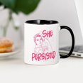 thumbnail image 3 of CafePress - Rosie The Riveter She Persiste - 11 oz Ceramic Mug - Novelty Coffee Tea Cup, 3 of 4