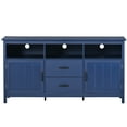 thumbnail image 3 of Modern TV Stand For TV Up To 68", Media Console Table With 2 Doors And 2 Drawers, Entertainment Center Sideboard With Open Storage Shelves For Living Room Bedroom, 3 of 9
