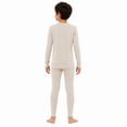 thumbnail image 2 of Woolcano Kids 100% Merino Wool Base Layer Set Unisex Thermal Underwear for Girls & Boys Ski Winter, 2 of 6