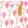 thumbnail image 3 of American Greetings 15 in. Jumbo White Birthday Square Bag with Hang Tag, Pink Balloons (1-Count), 3 of 4