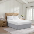 thumbnail image 4 of Stone Cottage Solid Grey Queen Tailored Bedskirt, 4 of 8