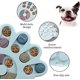 thumbnail image 3 of 3 juguetes de rompecabezas para perros para cachorros, juguetes interactivos para perros, juego de rompecabezas para perros, rompecabezas para todas las razas, alimentación lenta, 3 of 5