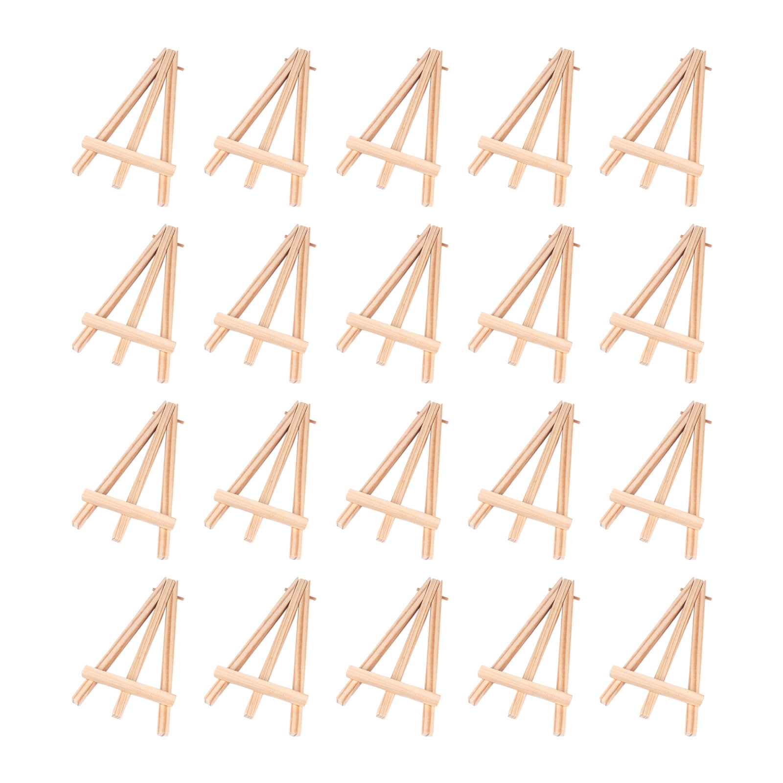 20 Pcs Small Easel Easels Small Table Easels Triangles Stand Easel Picture Frame Holder for Desktop Painting Photos