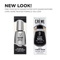 thumbnail image 6 of Salon Perfect Crème One Step Gel, Oil Slick, Black Nail Polish, 0.5 fl oz, 6 of 10