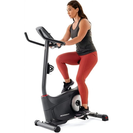 Schwinn Fitness 130 Upright Bike (Model Year 2020), Black